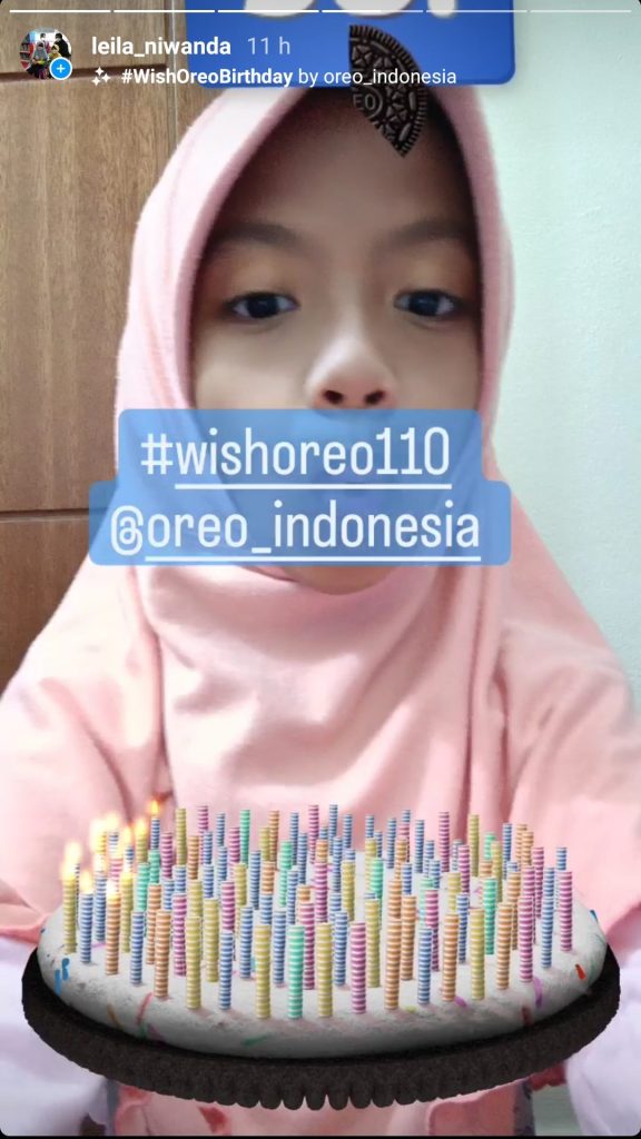 AR Tiup Lilin Oreo 2