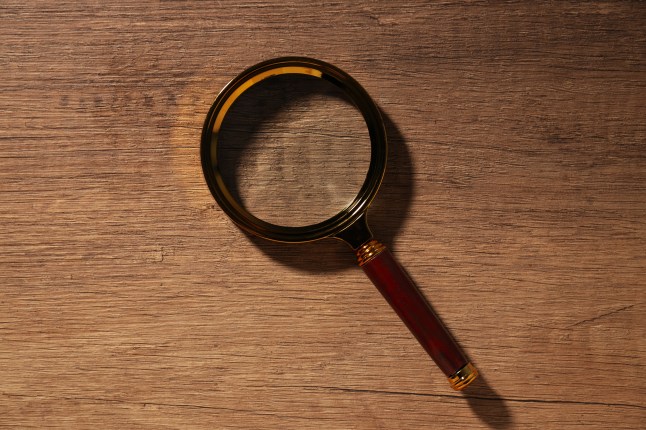 Ilustrasi kaca pembesar