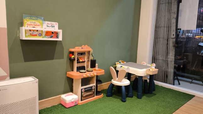Kids corner di SATU Dental Cempaka Putih
