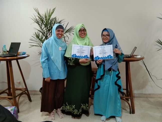 Menjadi narasumber tentang penulisan blog, 2019