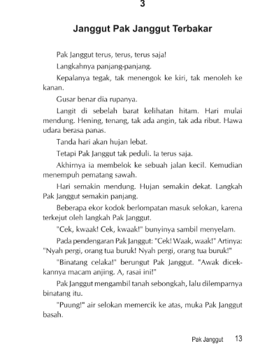 Cuplikan isi buku Pak Janggut