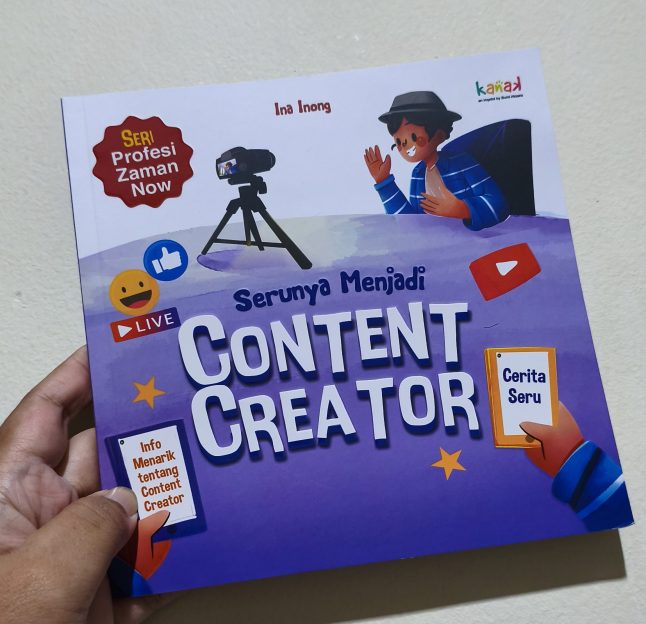 Buku Anak Serunya Menjadi Content Creator