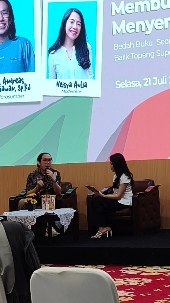 Gelar Wicara Perpustakaan Kementerian Keuangan dengan dr. Andreas Kurniawan, Sp.KJ.