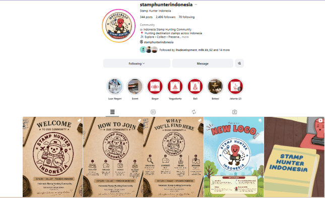 Komunitas Stamp Hunter Indonesia